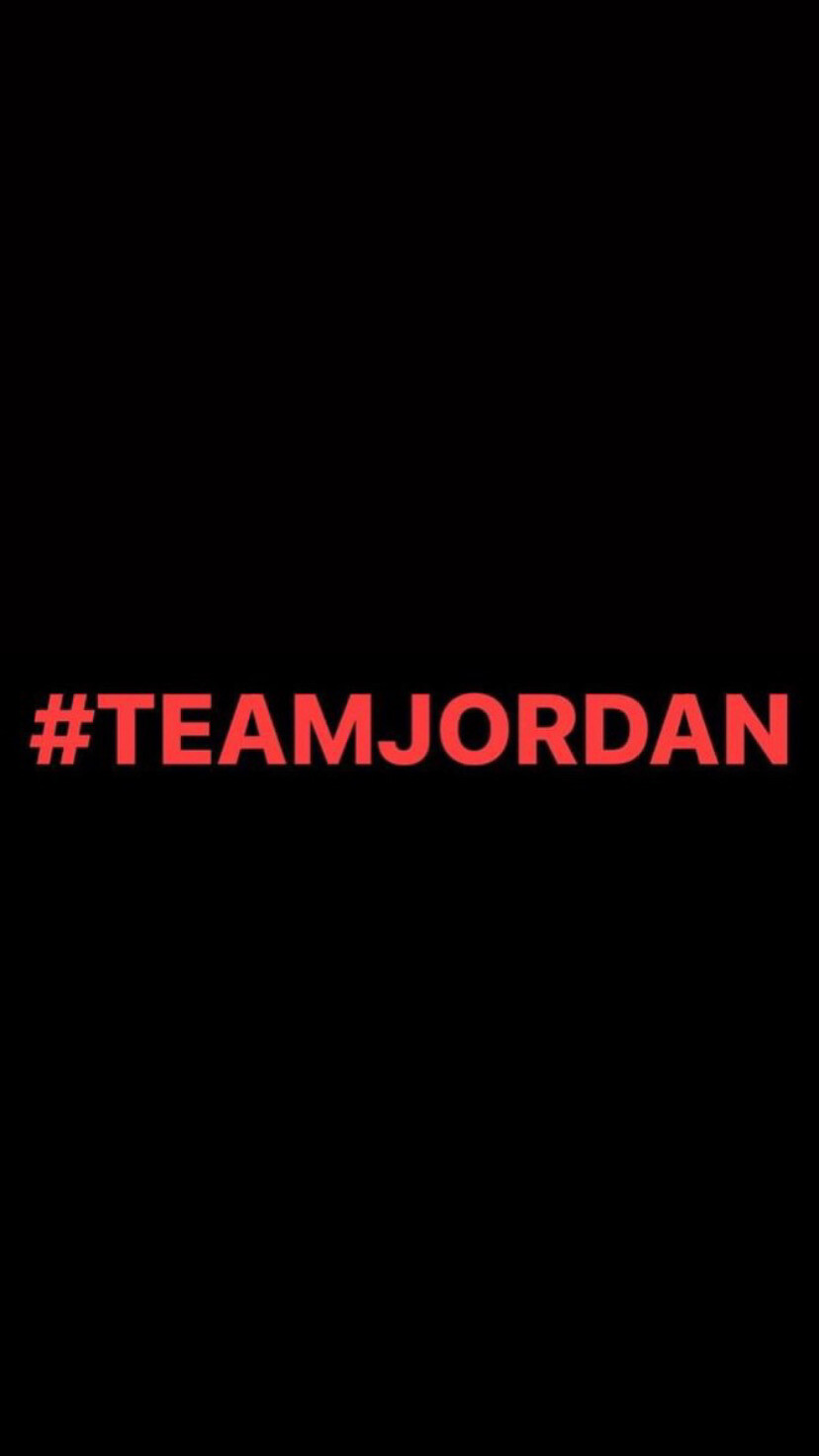 Pre-Order #TEAMJORDAN Wristbands (Red Text)
