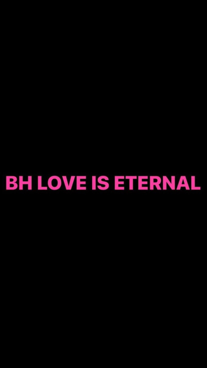 Pre-Order BH LOVE IS ETERNAL Wristbands (Pink Text)