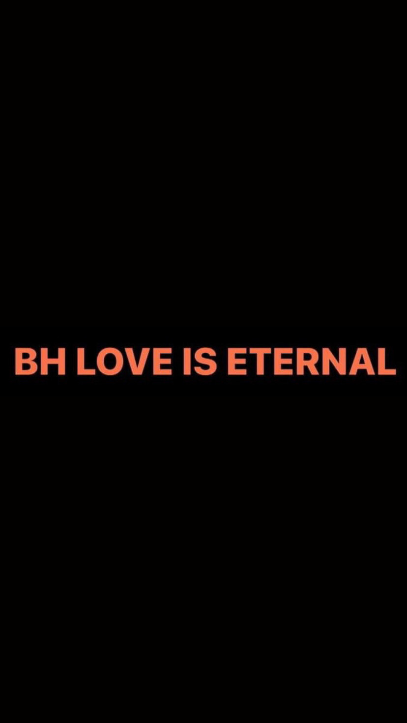 Pre-Order BH LOVE IS ETERNAL Wristbands (Orange Text)