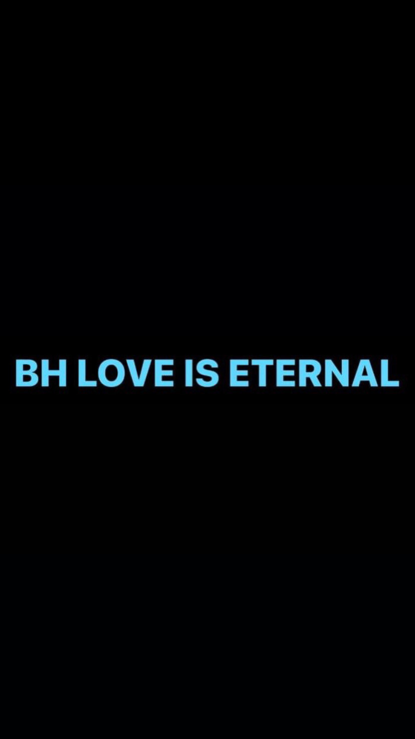 Pre-Order BH LOVE IS ETERNAL Wristbands (Blue text)