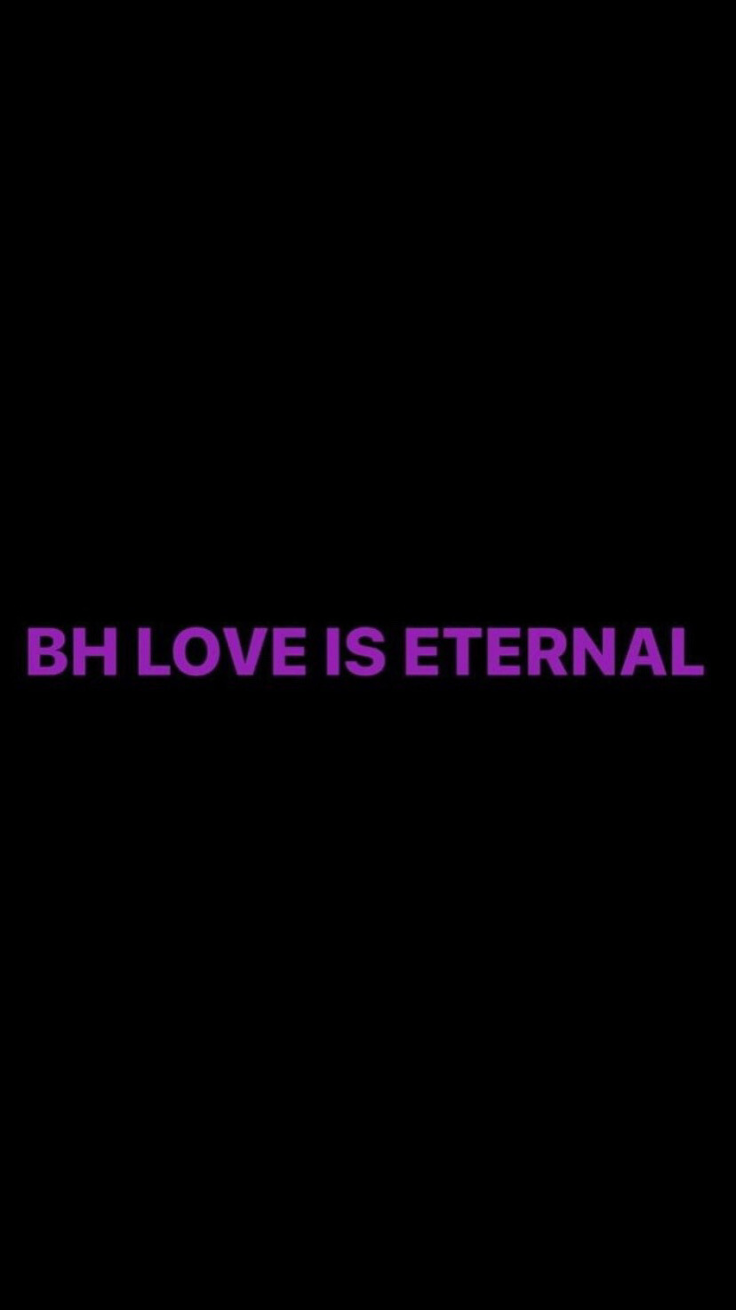 Pre-Order BH LOVE IS ETERNAL Wristbands (Purple Text)