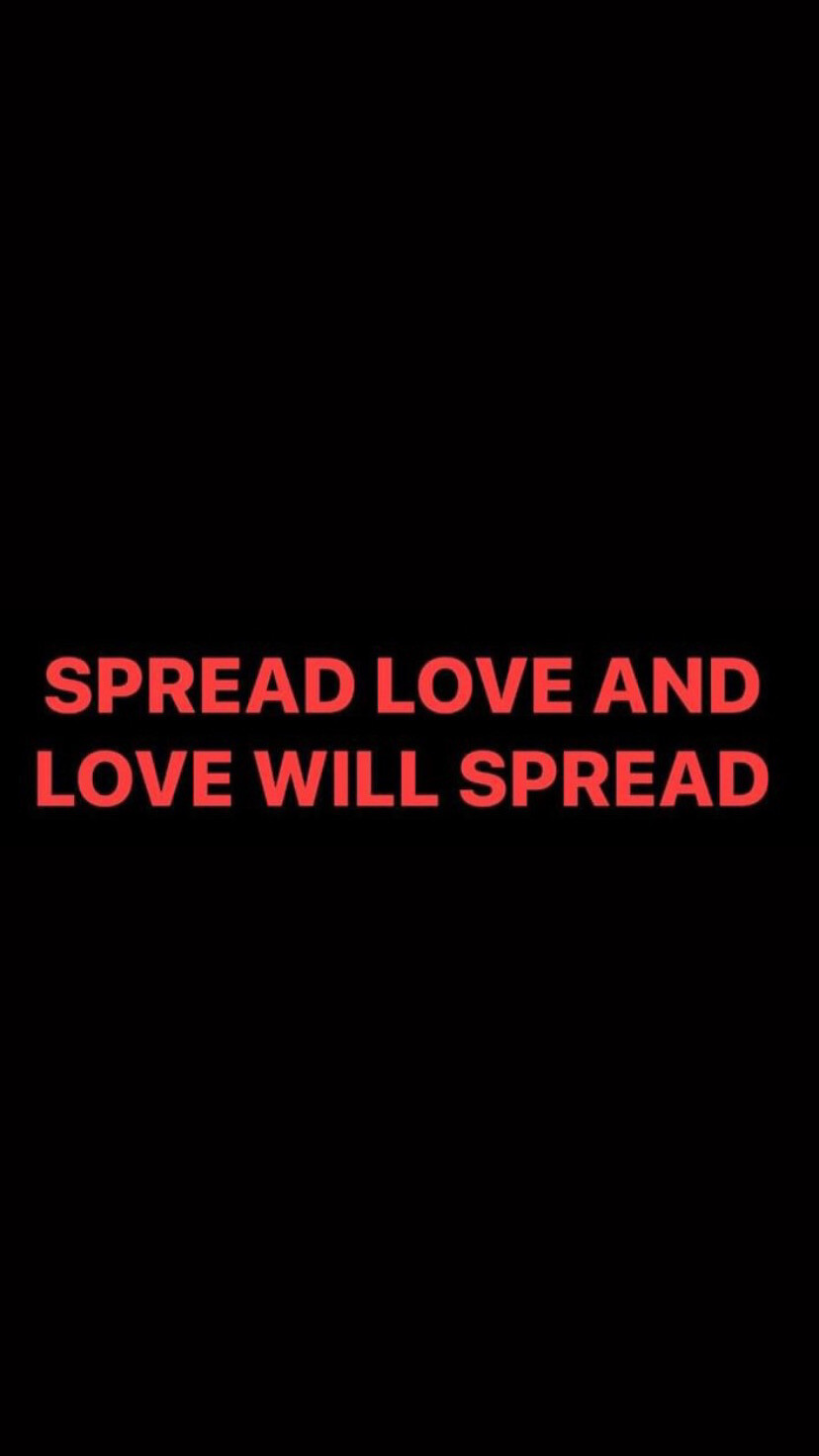 Pre-Order #SPREADLOVEANDLOVEWILLSPREAD Wristbands (Red Text with #)