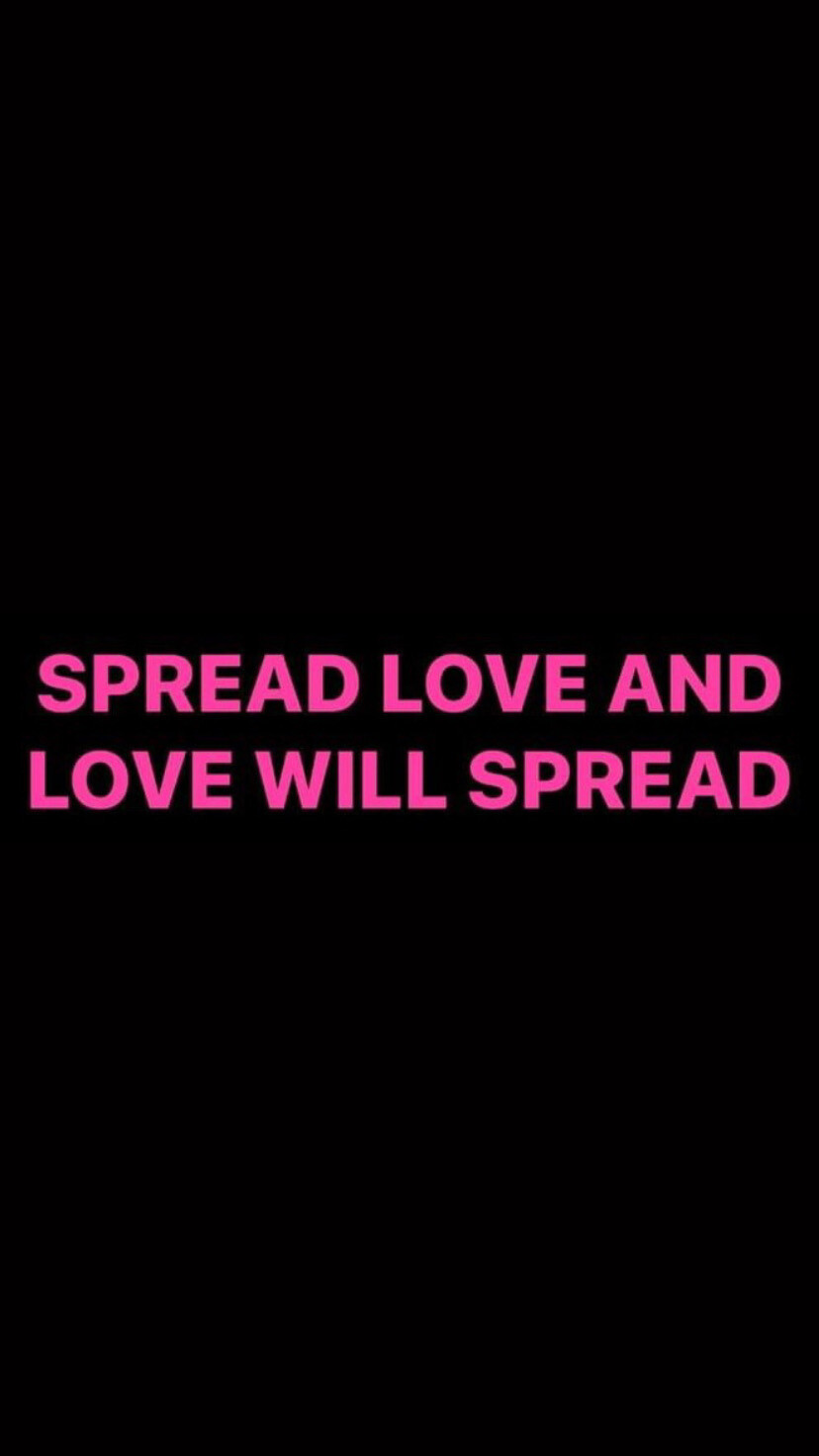Pre-Order #SPREADLOVEANDLOVEWILLSPREAD Wristbands (Pink Text with #)