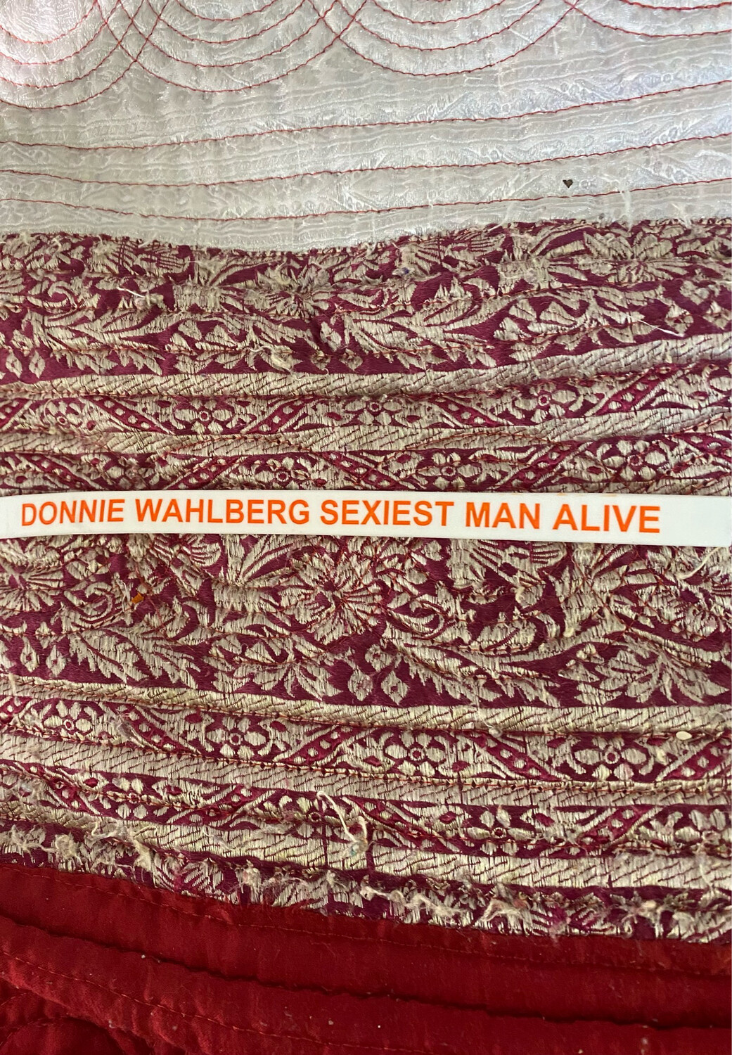 DONNIE WAHLBERG SEXIEST MAN ALIVE Wristbands