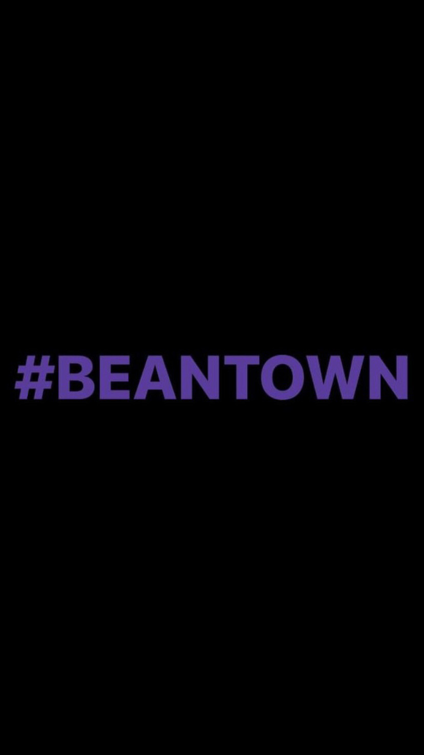 Pre-Order #BEANTOWN Wristbands (Purple Text)