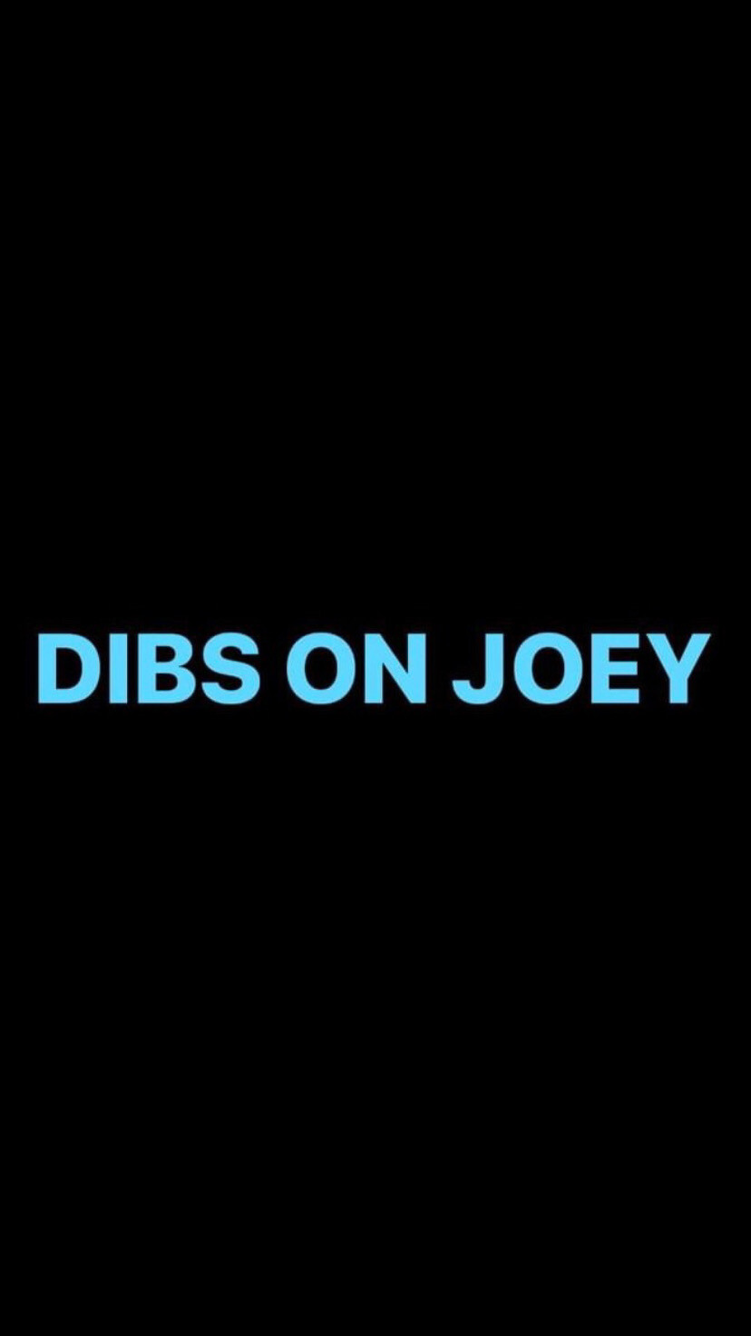 Pre-Order DIBS ON JOEY Wristbands (Blue Text)