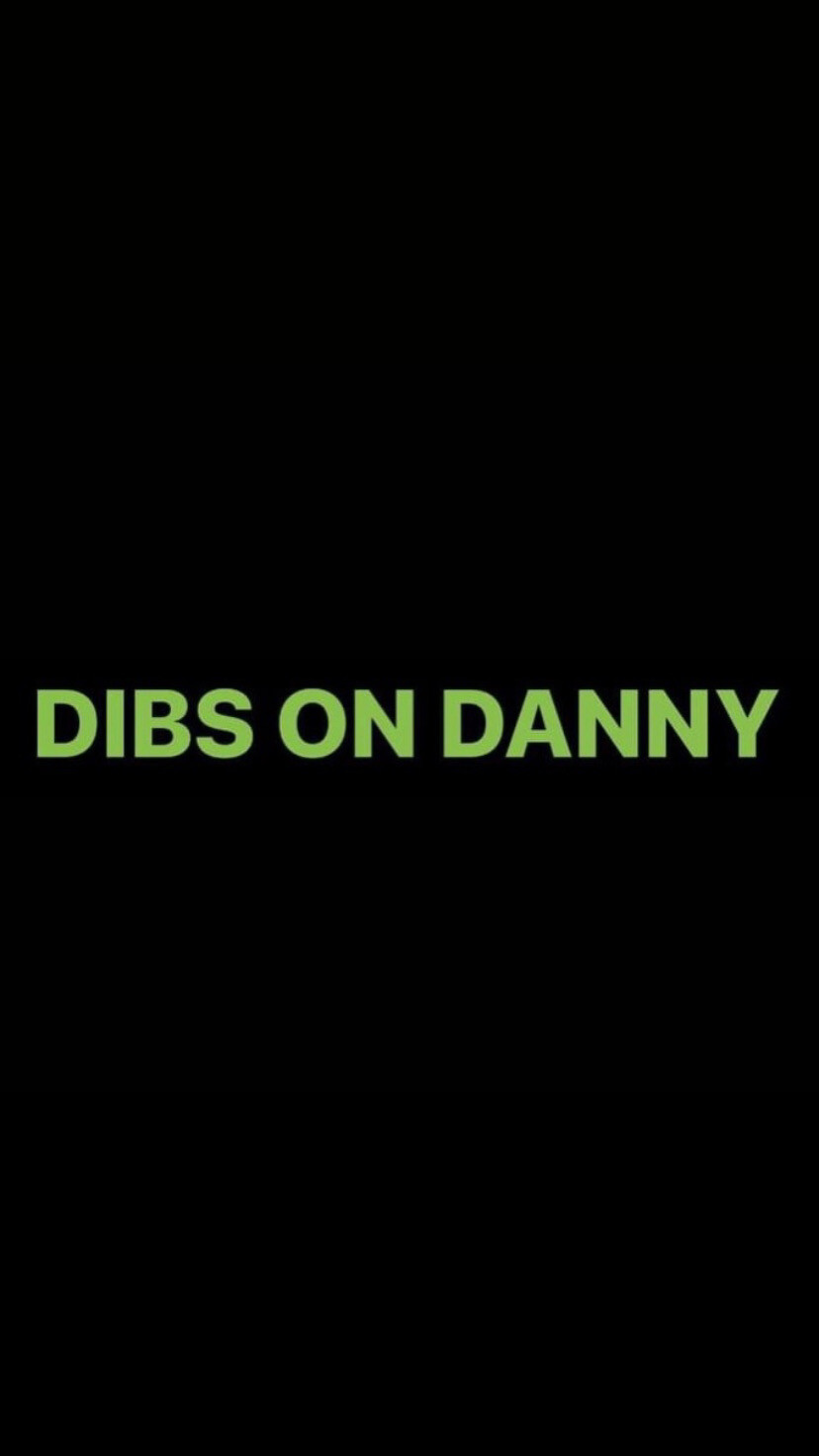 Pre-Order DIBS ON DANNY Wristbands (Green Text)