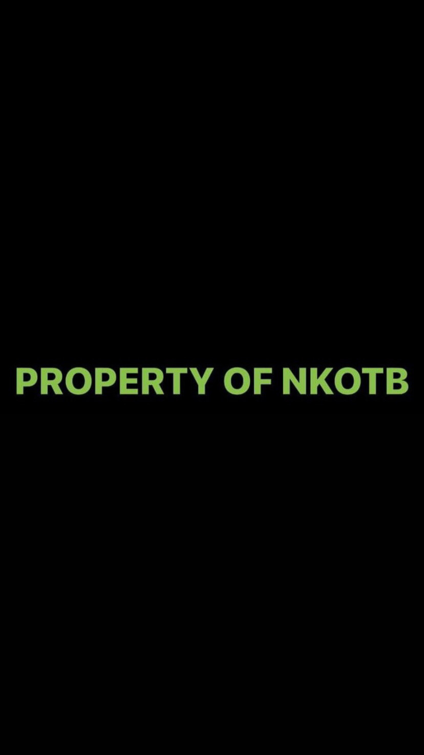 Pre-Order PROPERTY OF NKOTB Wristbands (Green Colour)