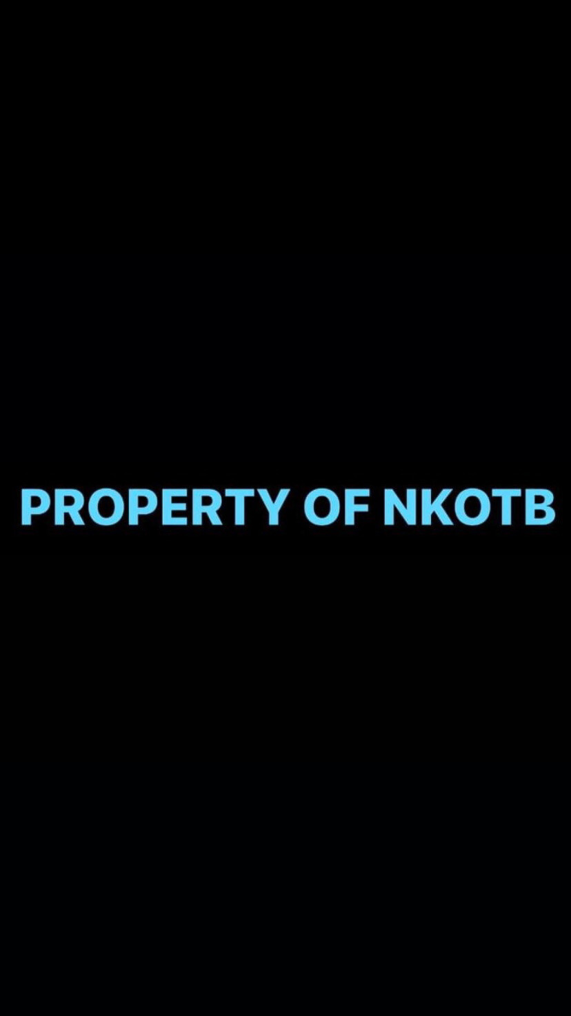 Pre-Order PROPERTY OF NKOTB (Blue Text)