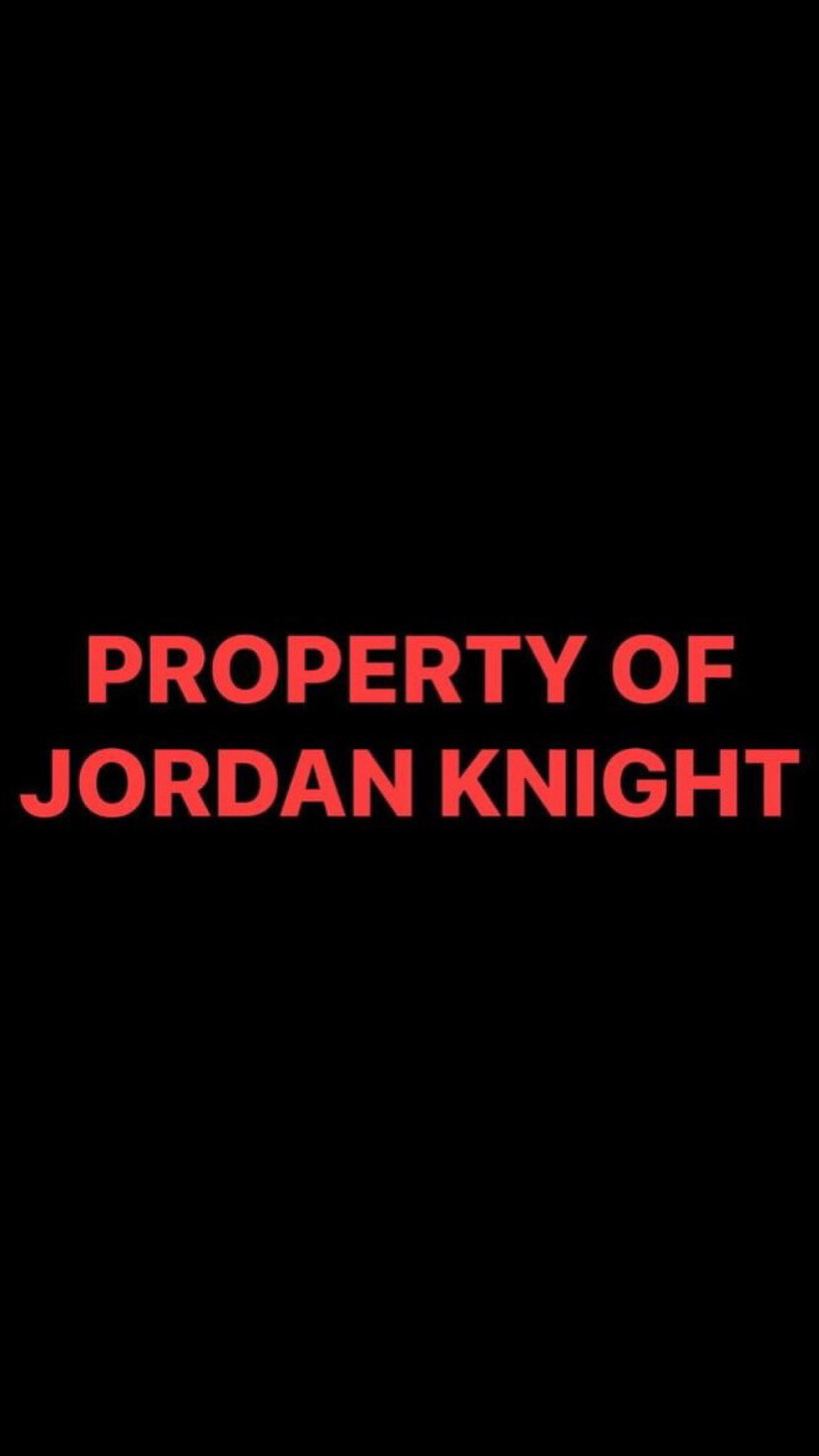 Pre-Order PROPERTY OF JORDAN KNIGHT Wristbands (Red Text)