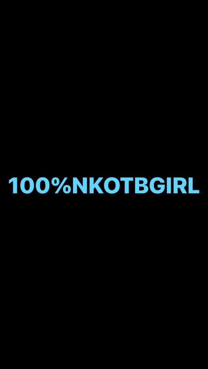 Pre-Order 100%NKOTBGIRL (Blue Text)