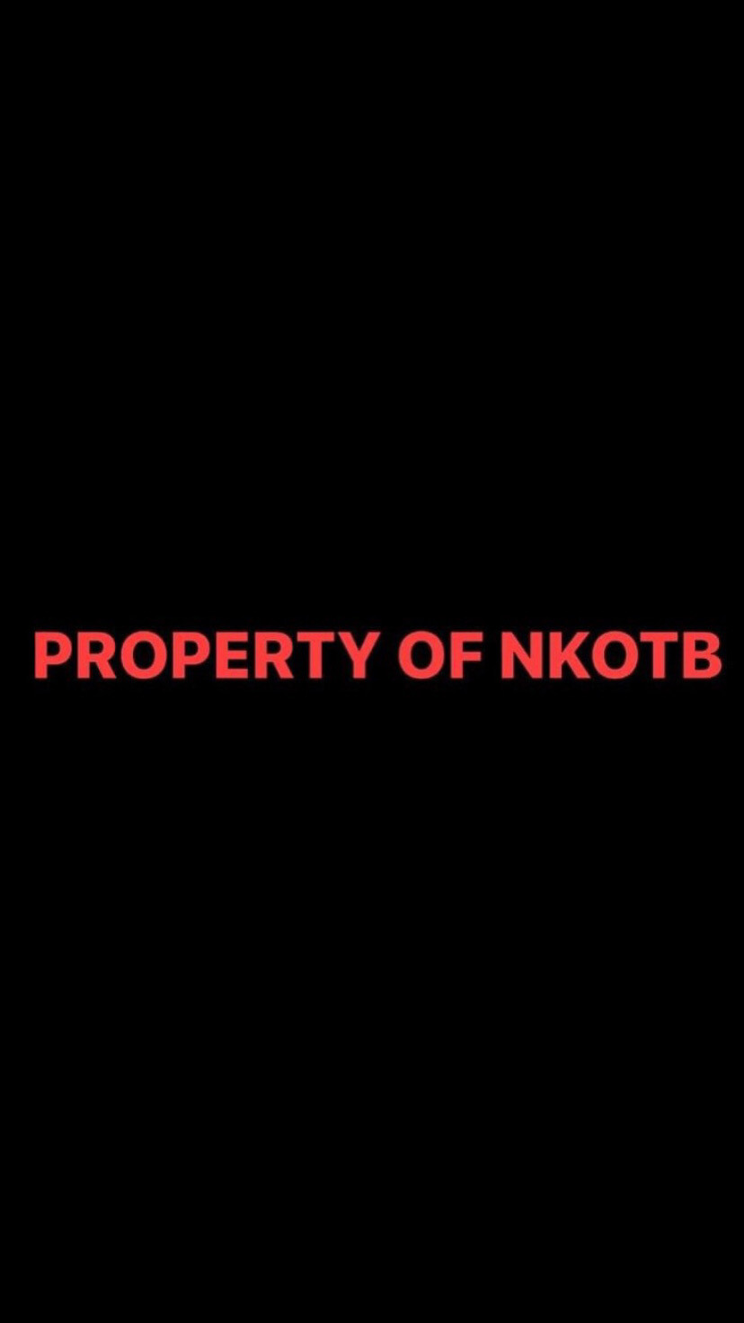 Pre-Order PROPERTY OF NKOTB Wristbands (Red Text)