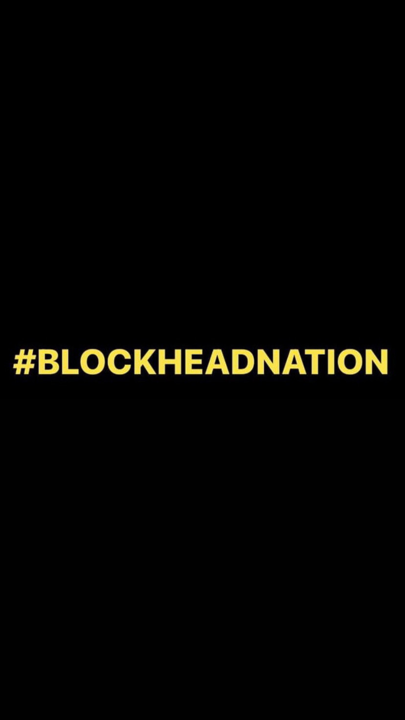 Pre-Order #BLOCKHEADNATION Wristbands (Yellow Text)