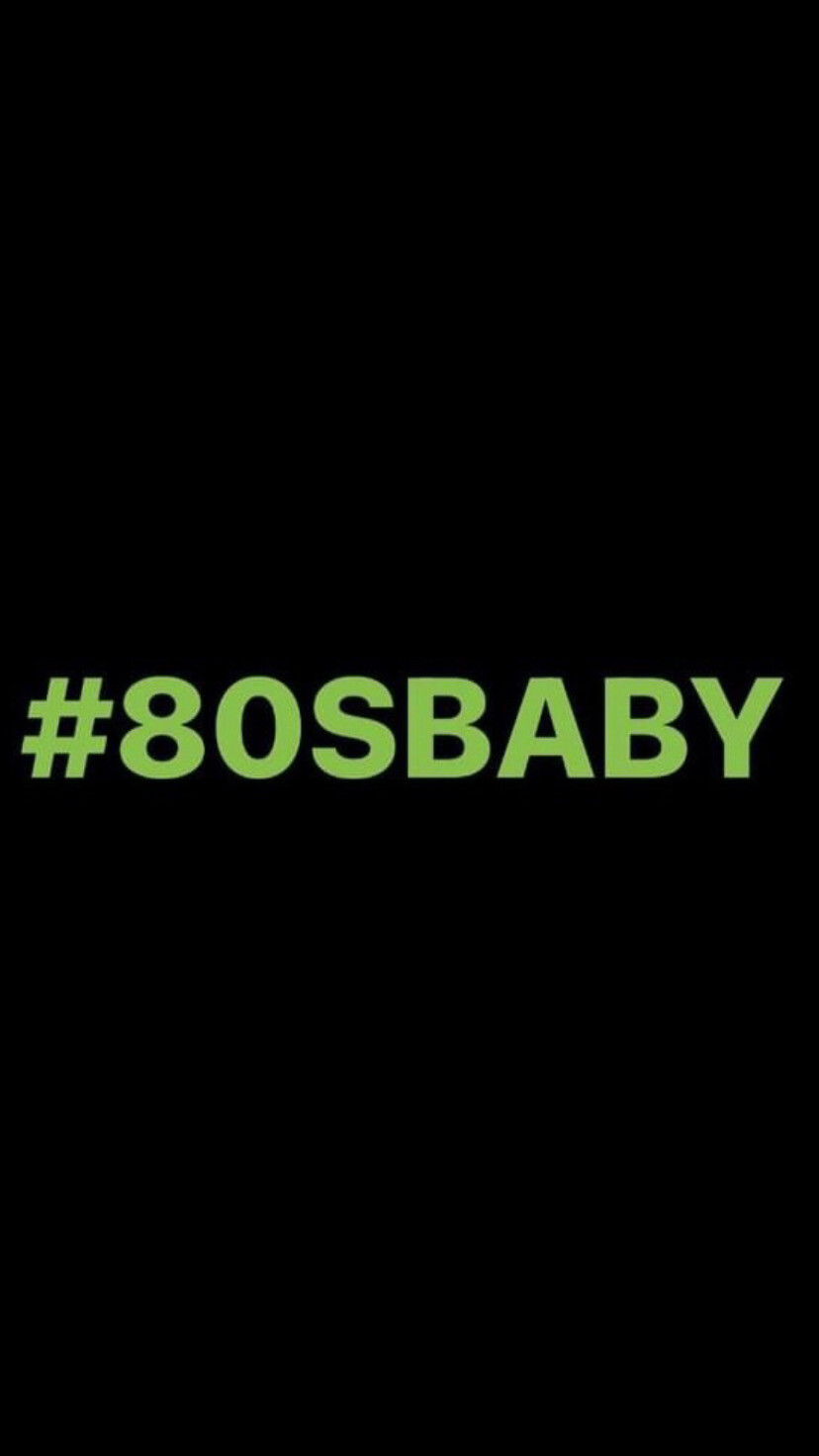 Pre-Order #80SBABY Wristbands (Green Text)