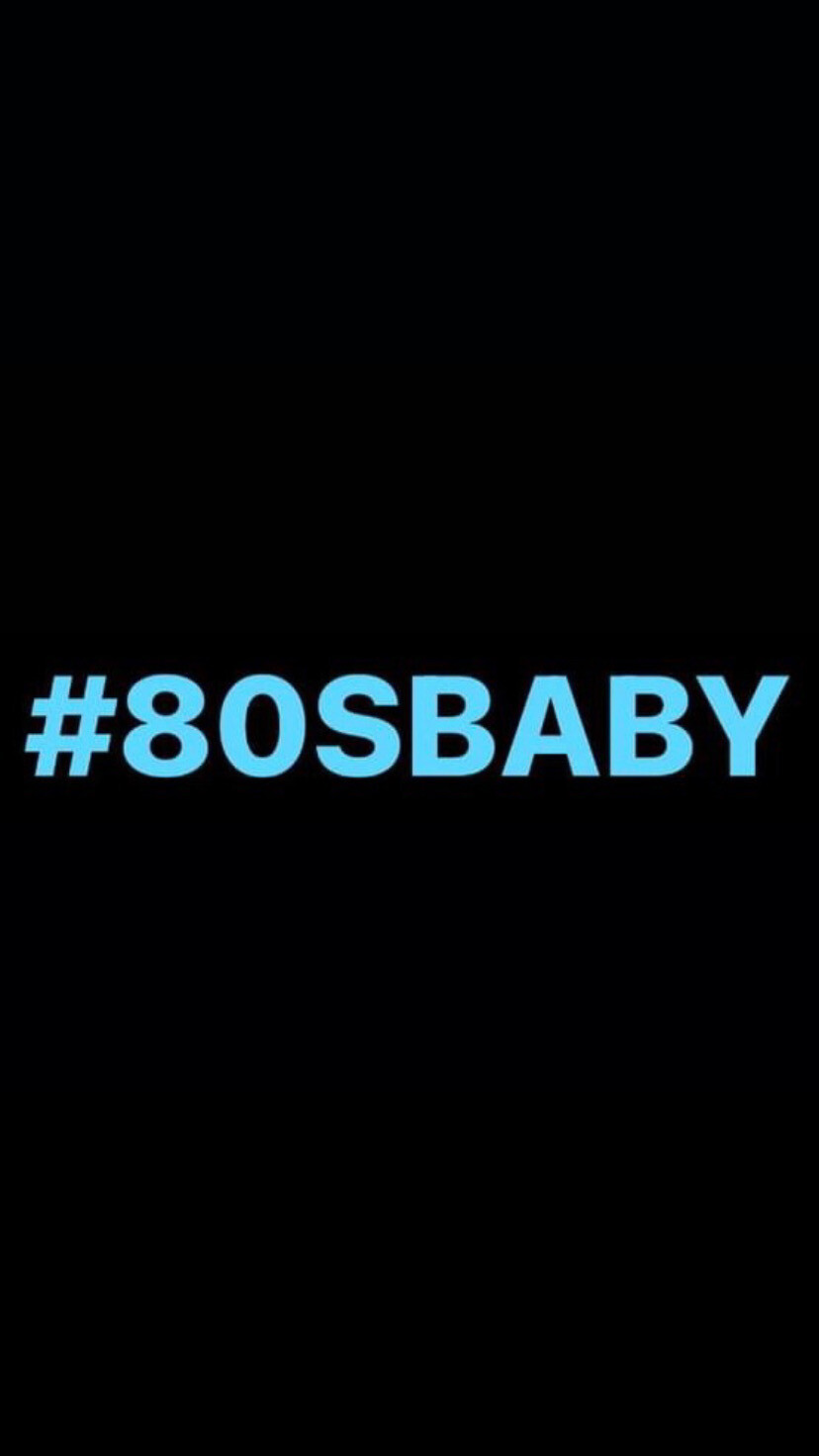 Pre-Order #80SBABY Wristbands (Blue Text)