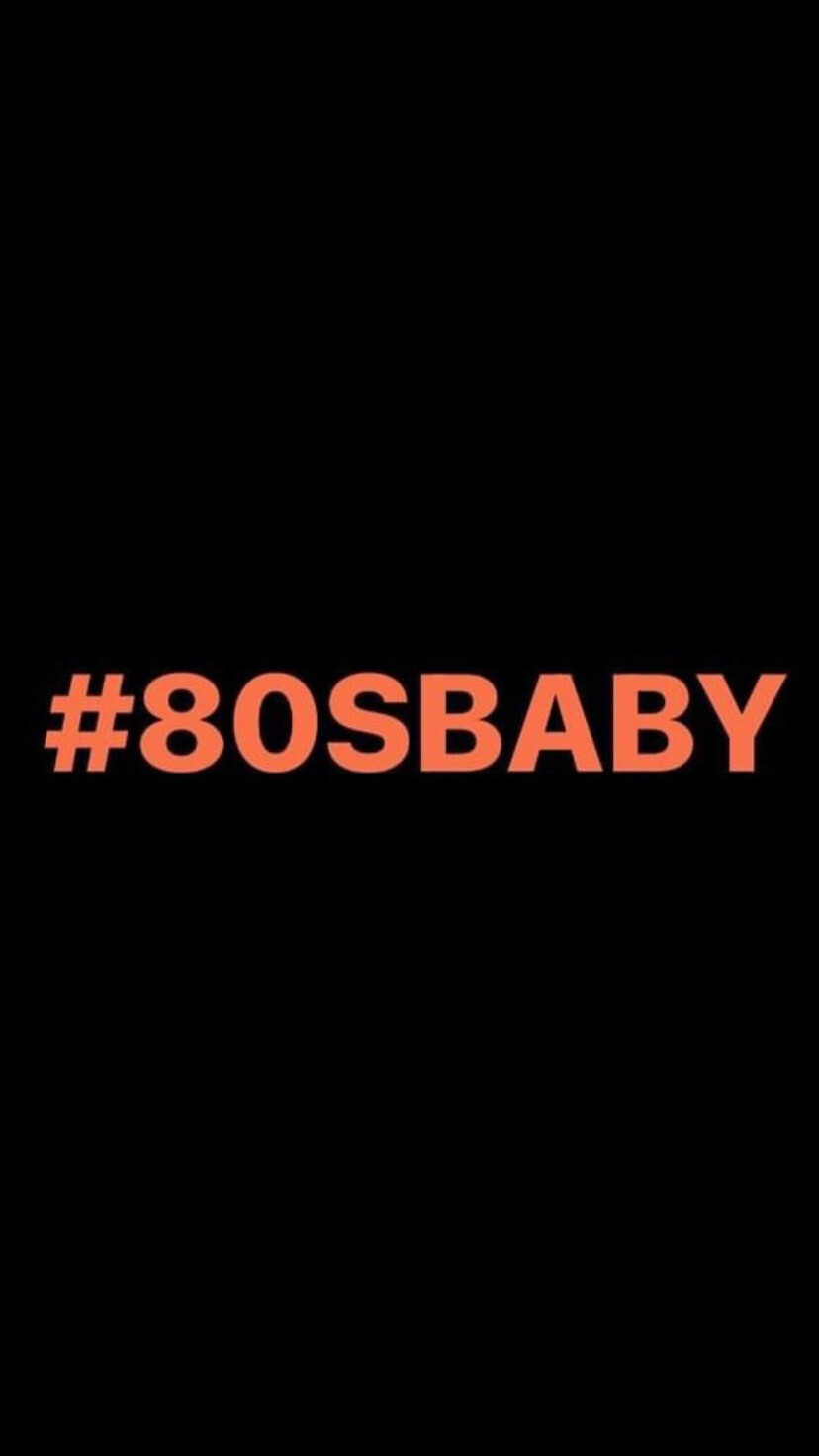 Pre-Order #80SBABY Wristbands (Orange Text)