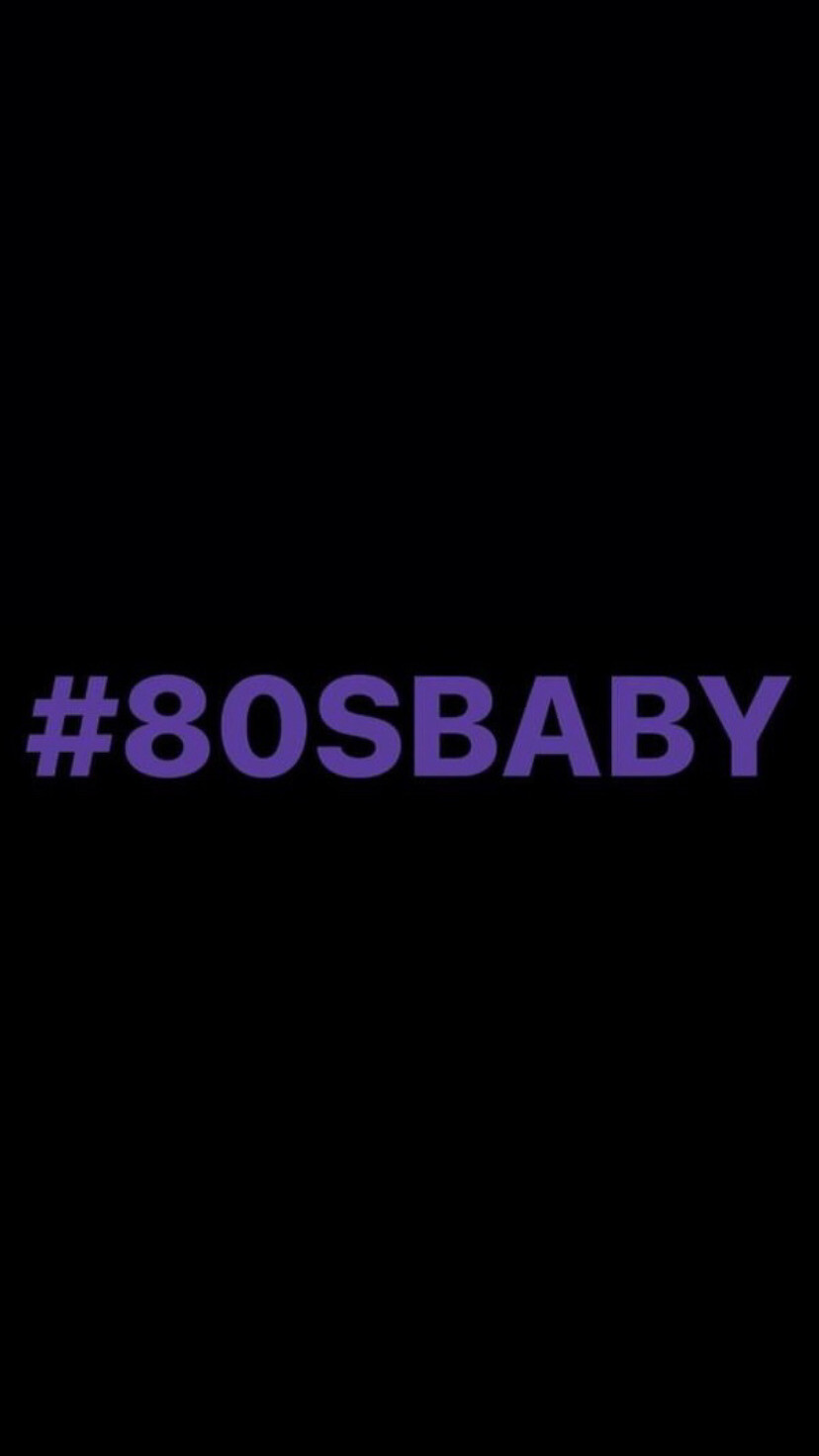 Pre-Order #80SBABY Wristbands (Purple Text)
