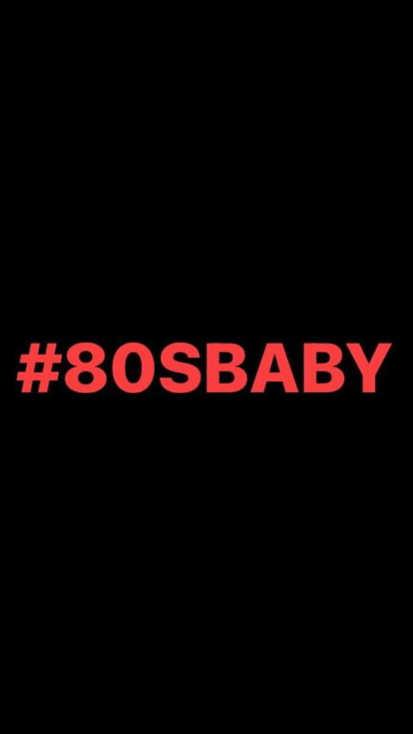 Pre-Order #80SBABY Wristbands (Red Text)