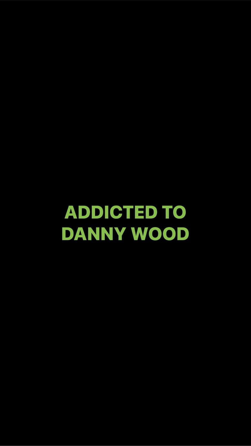 Pre-Order ADDICTED TO DANNY WOOD Wristbands (Green Text)