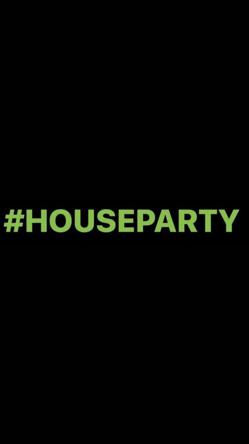 Pre-Order #HOUSEPARTY Wristbands (Green Text)
