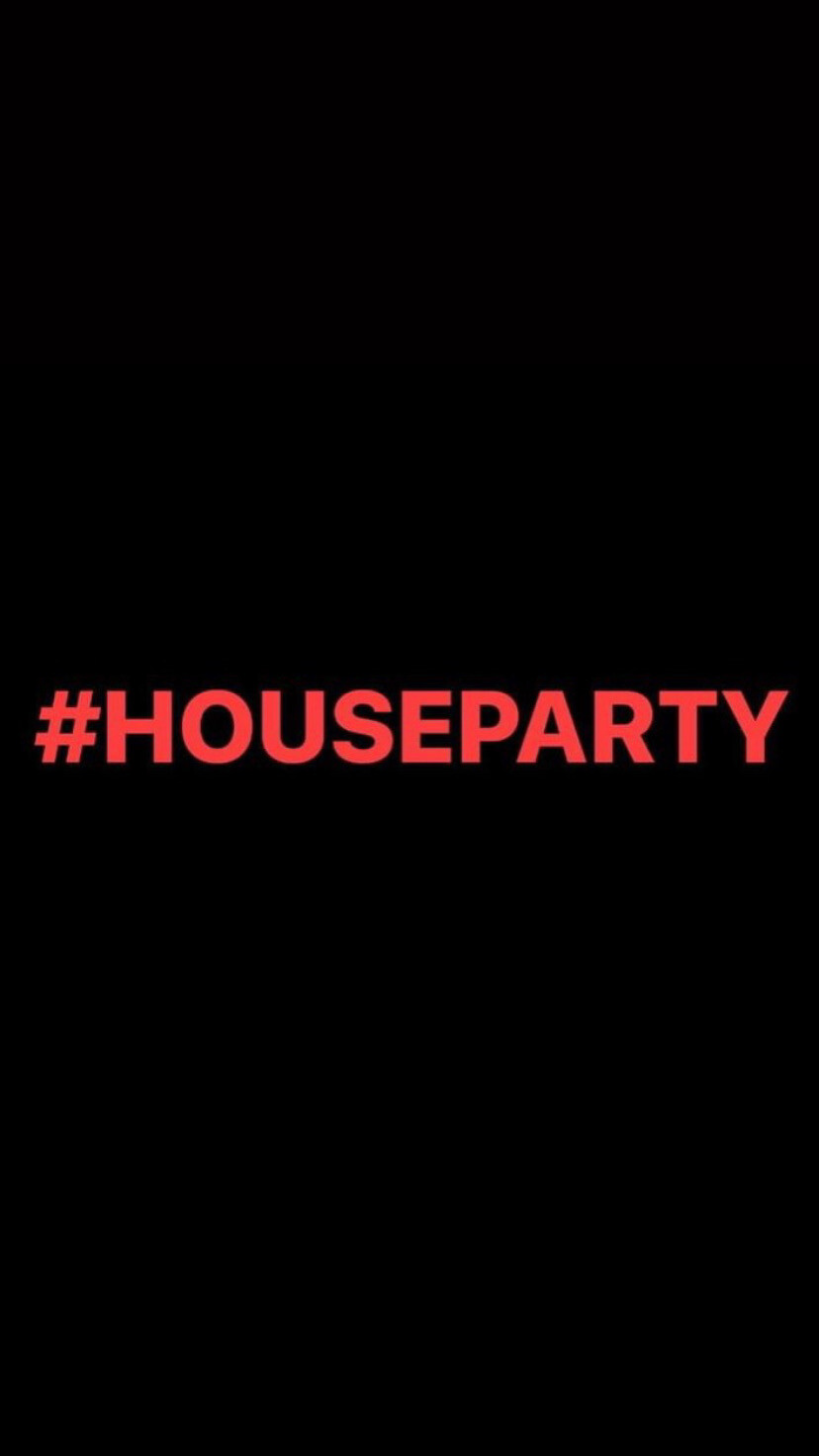 Pre-Order #HOUSEPARTY Wristbands (Red Text)
