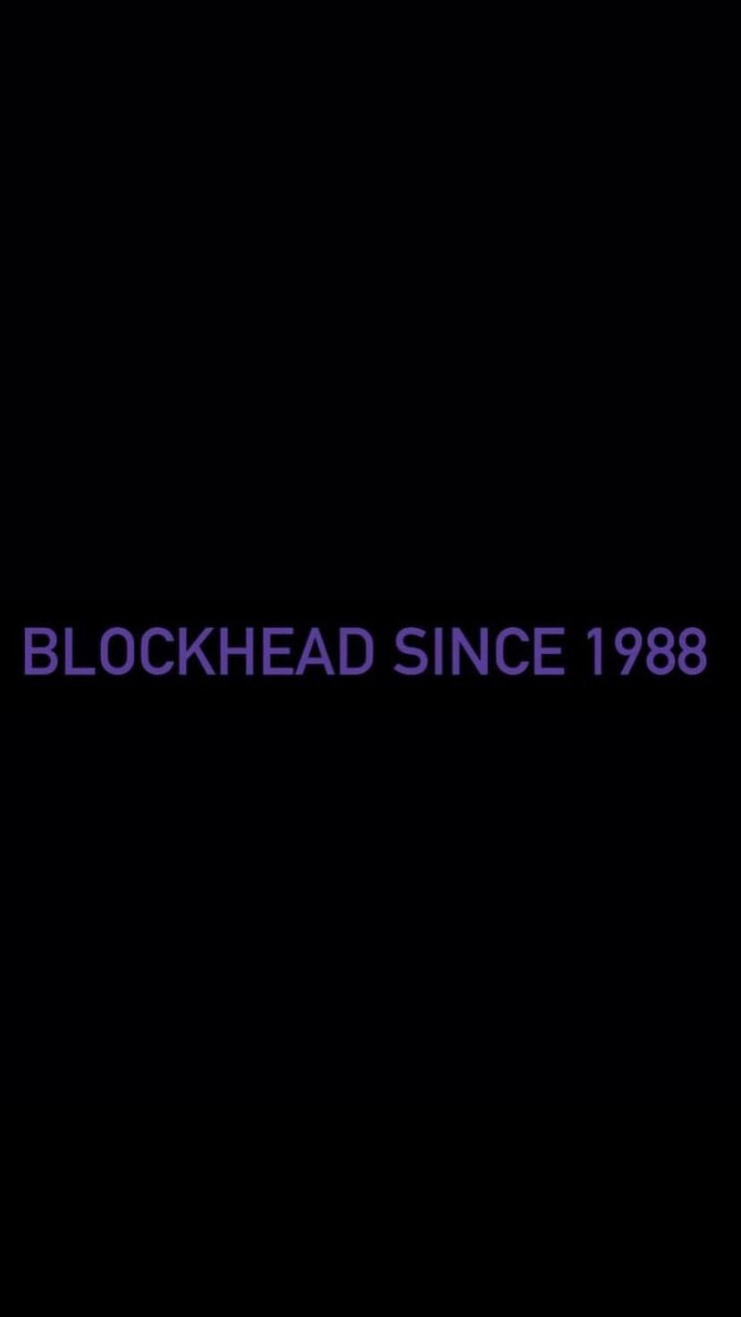 Pre-Order BLOCKHEAD SINCE 1988 Wristbands (Purple Text)