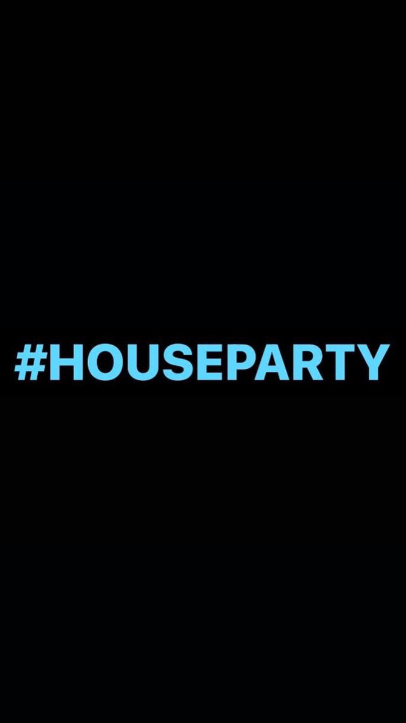 Pre-Order #HOUSEPARTY Wristbands (Blue Text)
