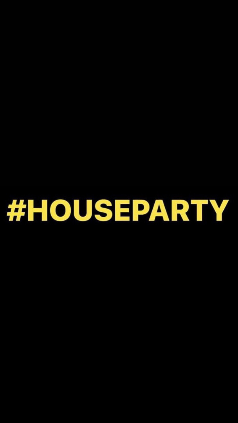 Pre-Order #HOUSEPARTY Wristbands (Yellow Text)