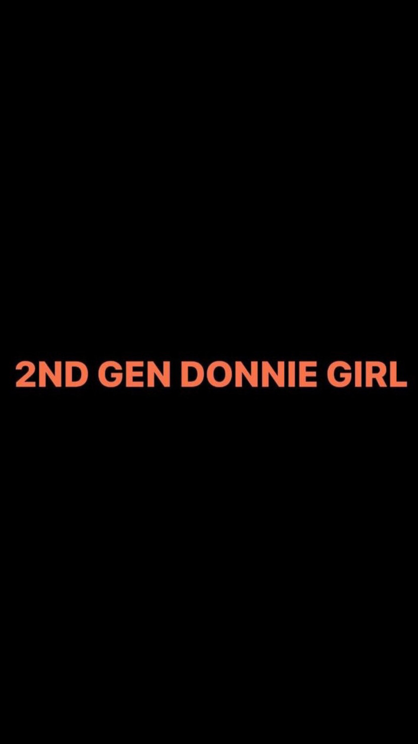 Pre-Order 2ND GEN DONNIE GIRL Wristbands (Orange Text)