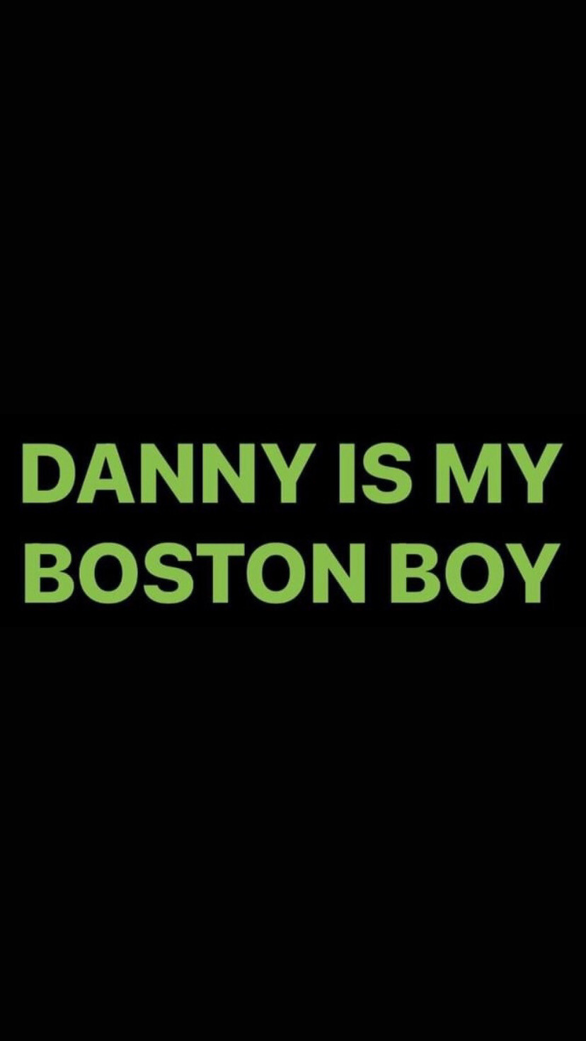 Pre-Order DANNY IS MY BOSTON BOY Wristbands (Green Text)
