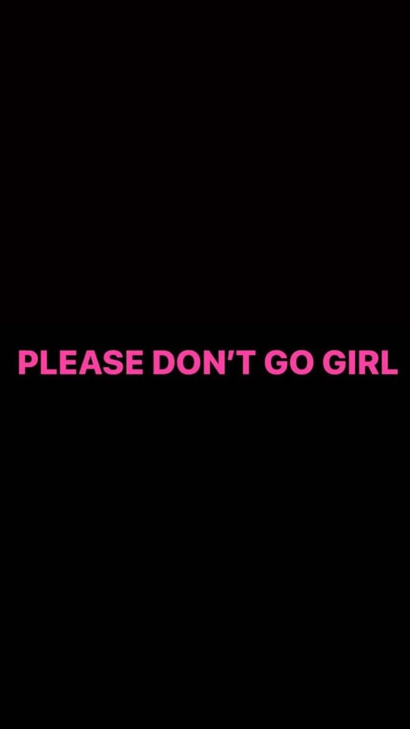Pre-Order PLEASE DON&#39;T GO GIRL Wristbands (Pink Colour)
