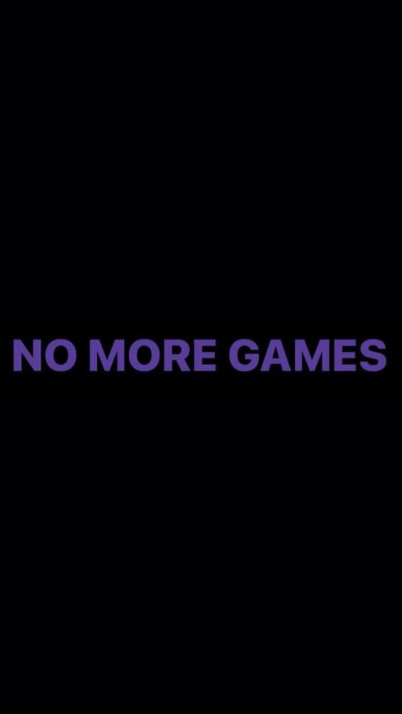 Pre-Order NO MORE GAMES Wristbands (Purple Text)