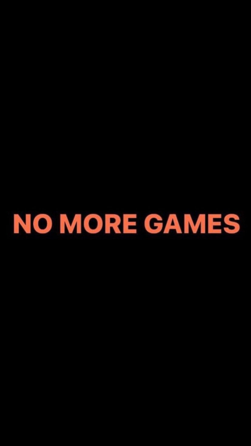 Pre-Order NO MORE GAMES Wristbands (Orange Text)