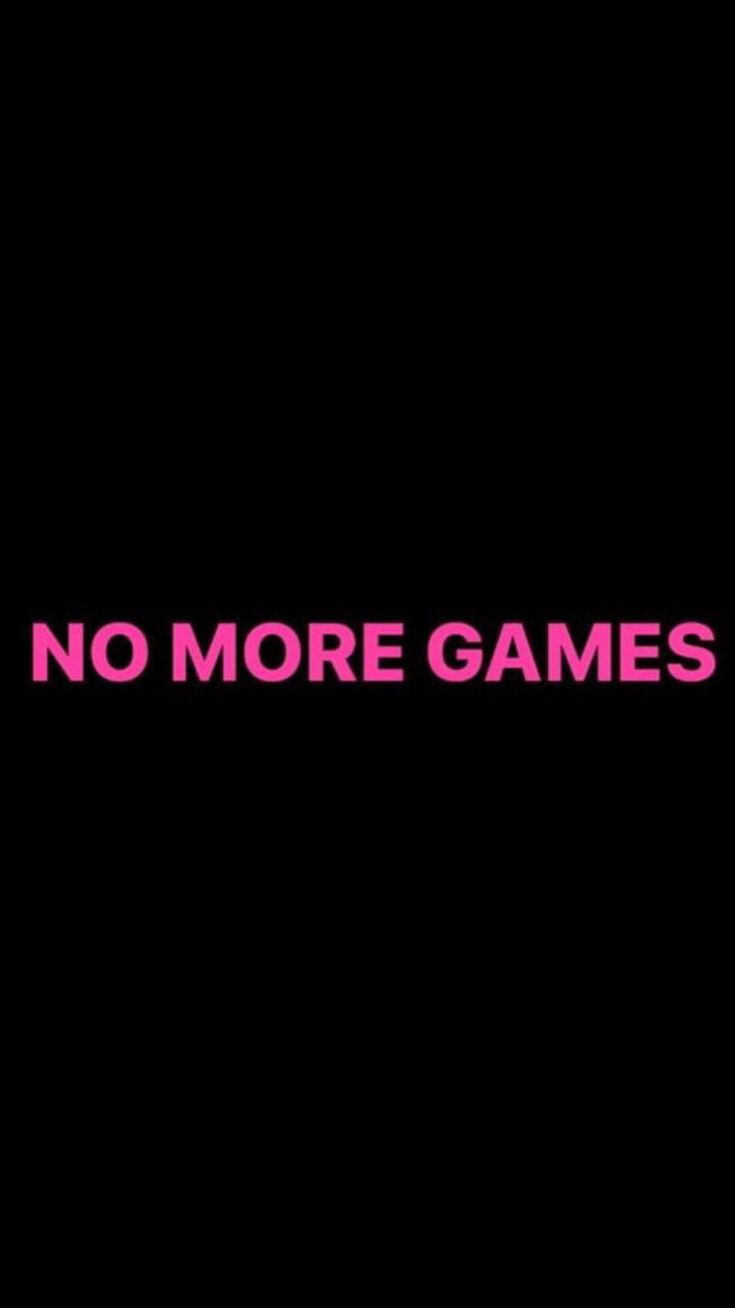 Pre-Order NO MORE GAMES Wristbands (Pink Text)