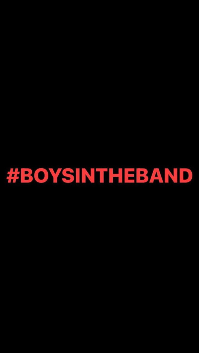 Pre-Order #BOYSINTHEBAND Wristbands (Red Text)