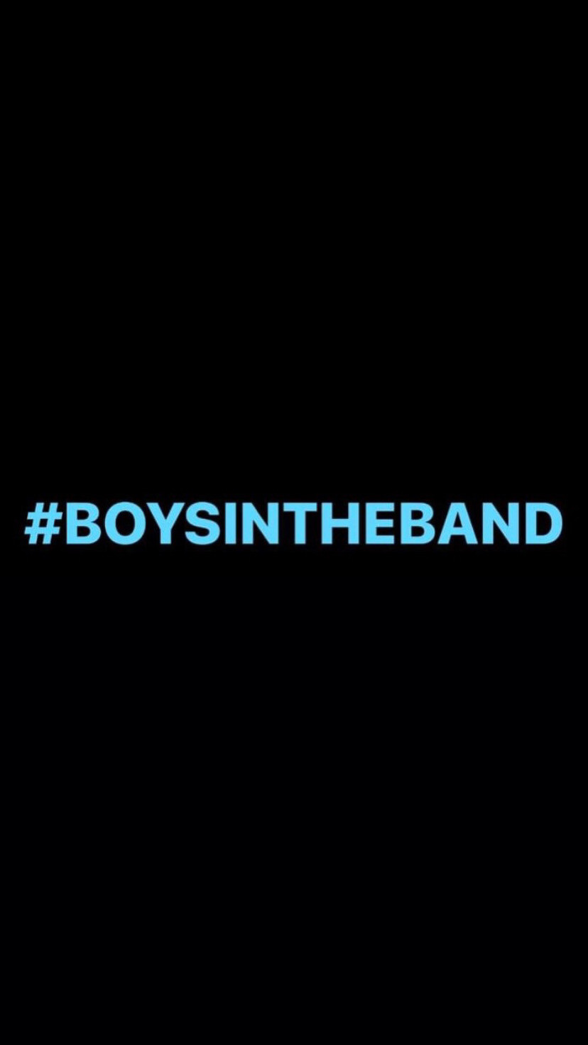 Pre-Order #BOYSINTHEBAND Wristbands (Blue Text)
