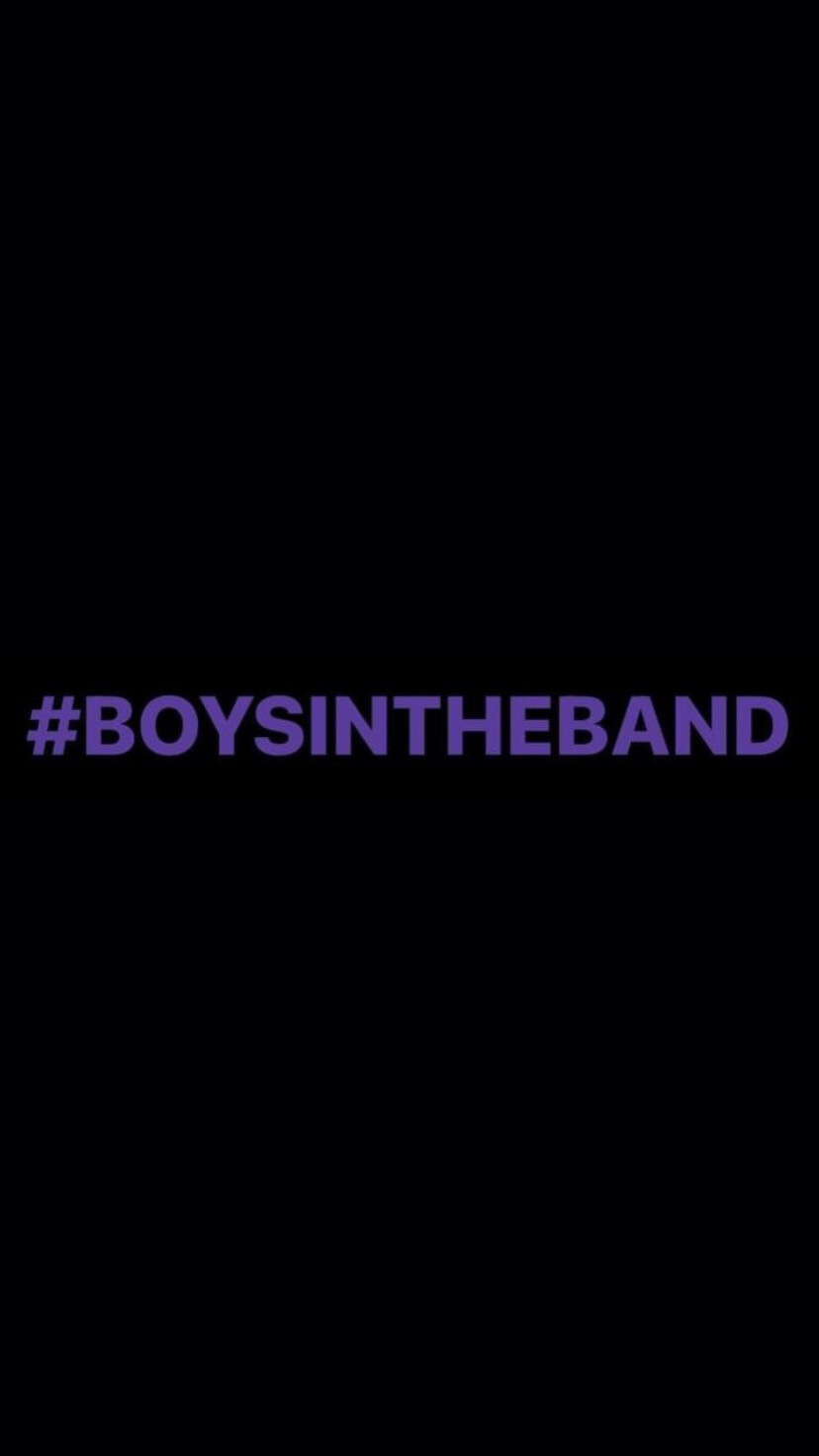 Pre-Order #BOYSINTHEBAND Wristbands (Purple Text)