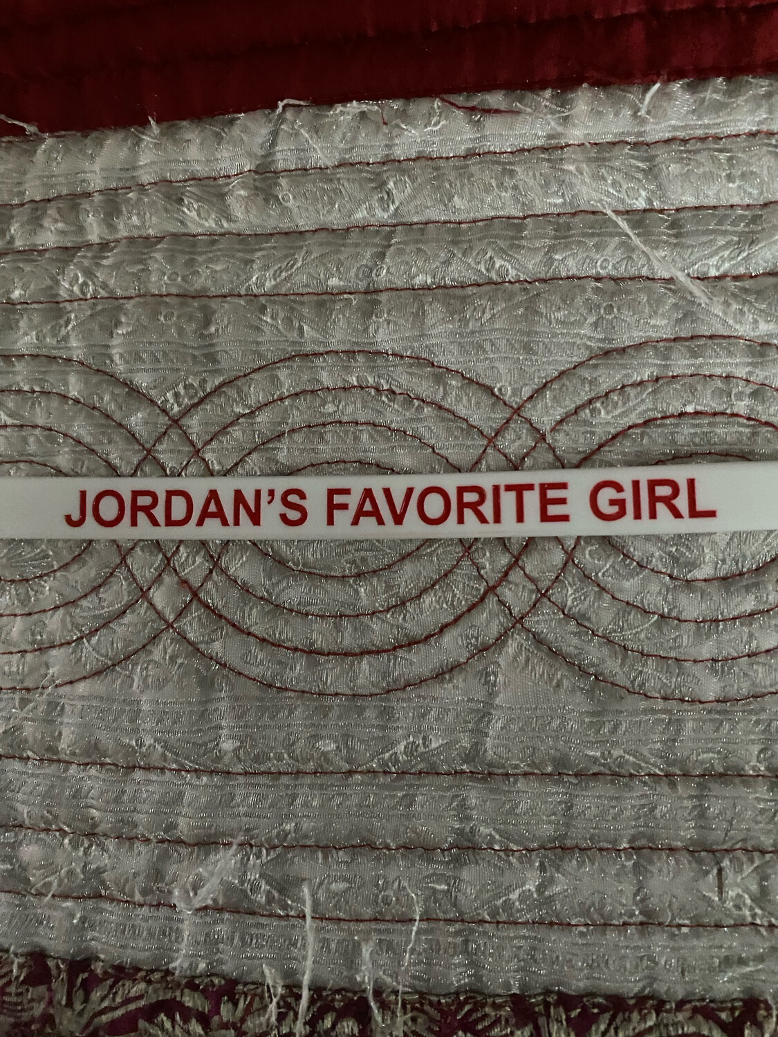 JORDAN&#39;S FAVORITE GIRL Wristbands