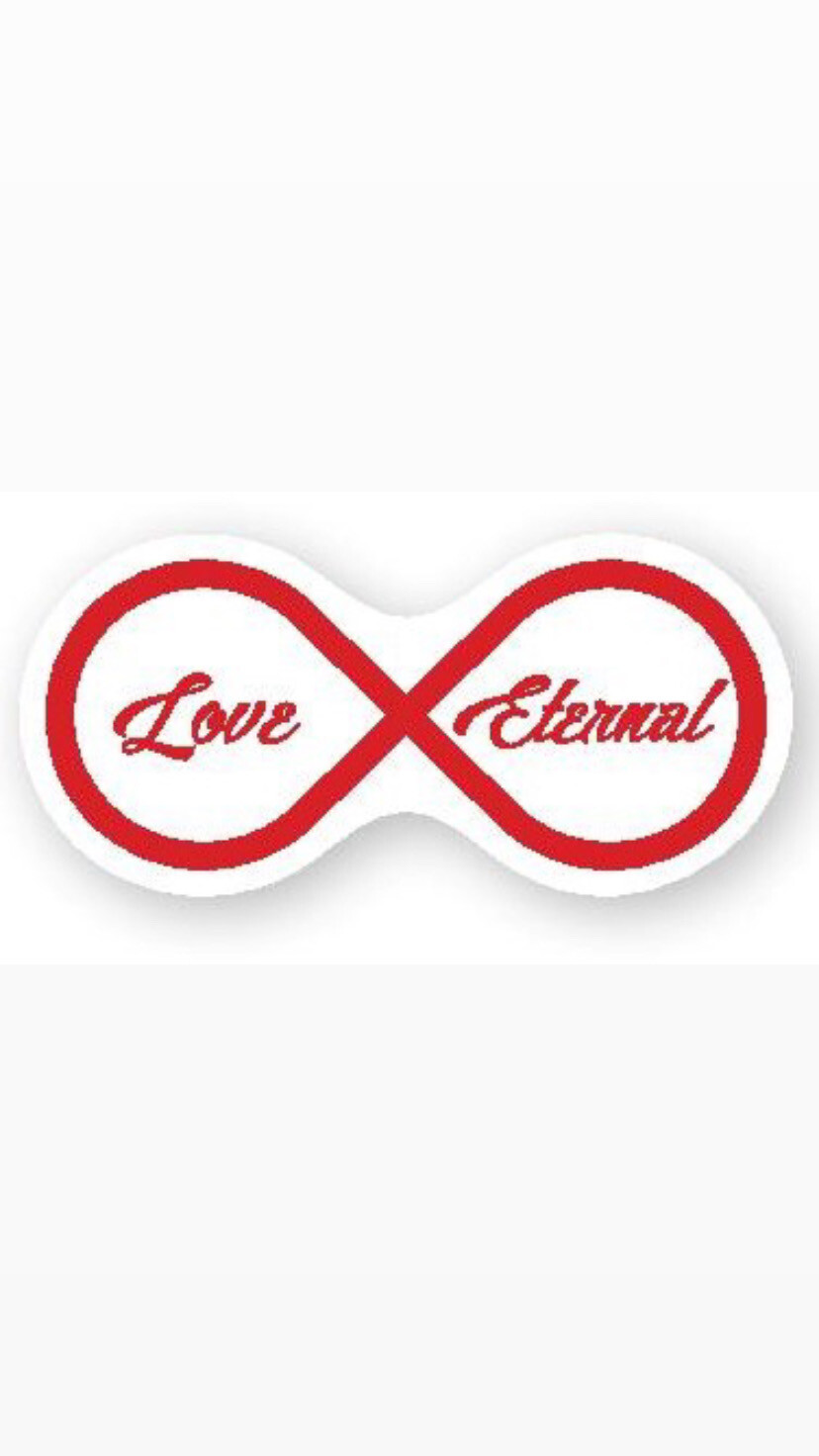 Pre-Order Love Eternal Infinity Wristbands (Red Text)