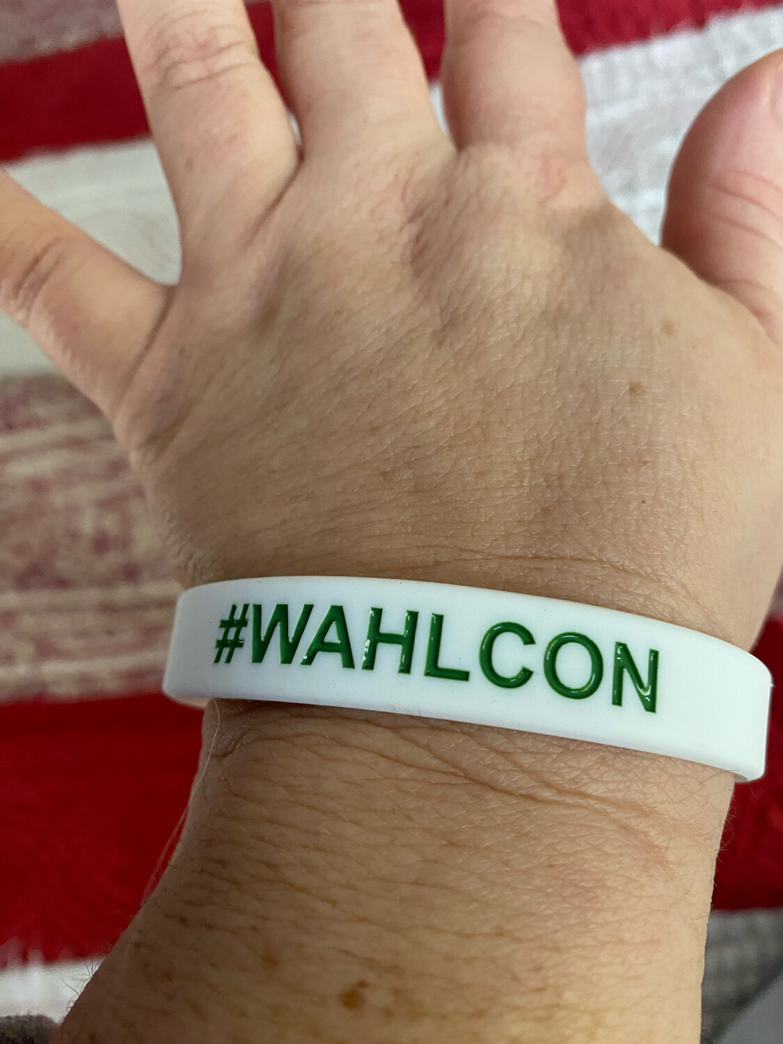 #WAHLCON Wristbands (Green Text)