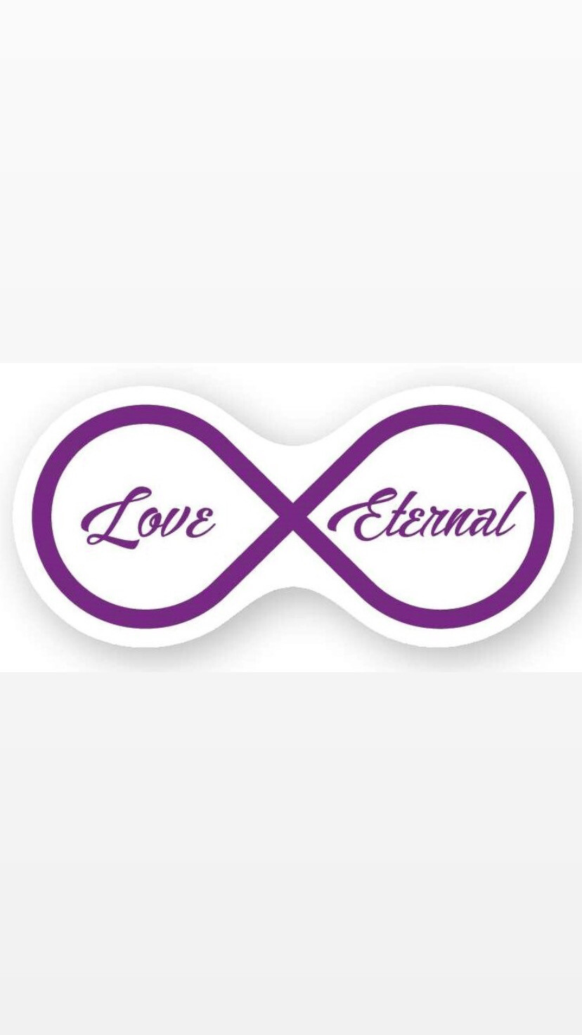 Pre-Order Love Eternal Infinity Wristbands (Purple Text)