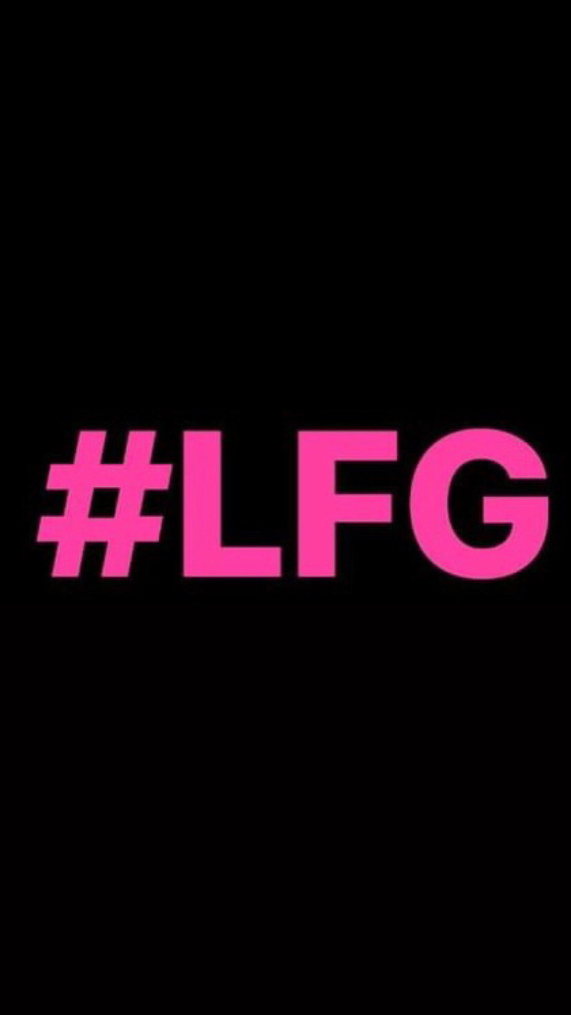 Pre-Order #LFG Wristbands (Pink Text)