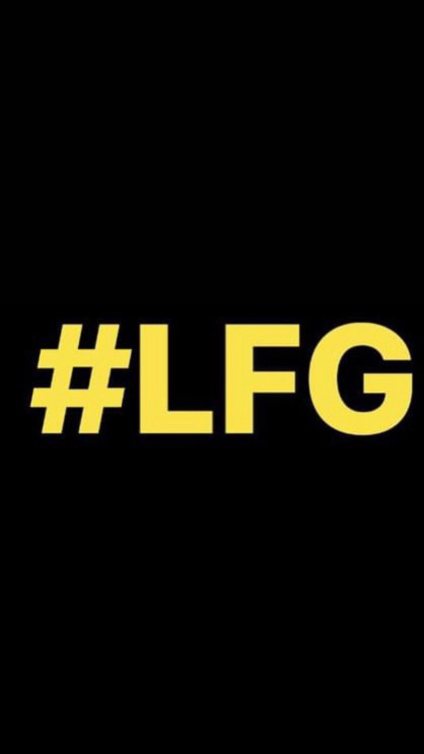 Pre-Order #LFG Wristbands (Yellow Text)