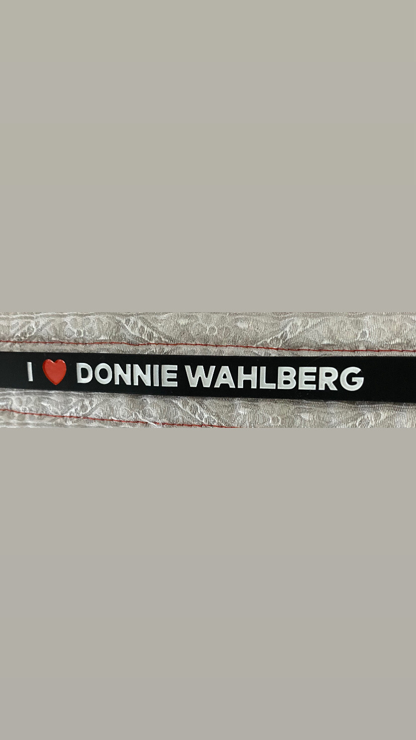 I ❤️ DONNIE WAHLBERG Wristbands