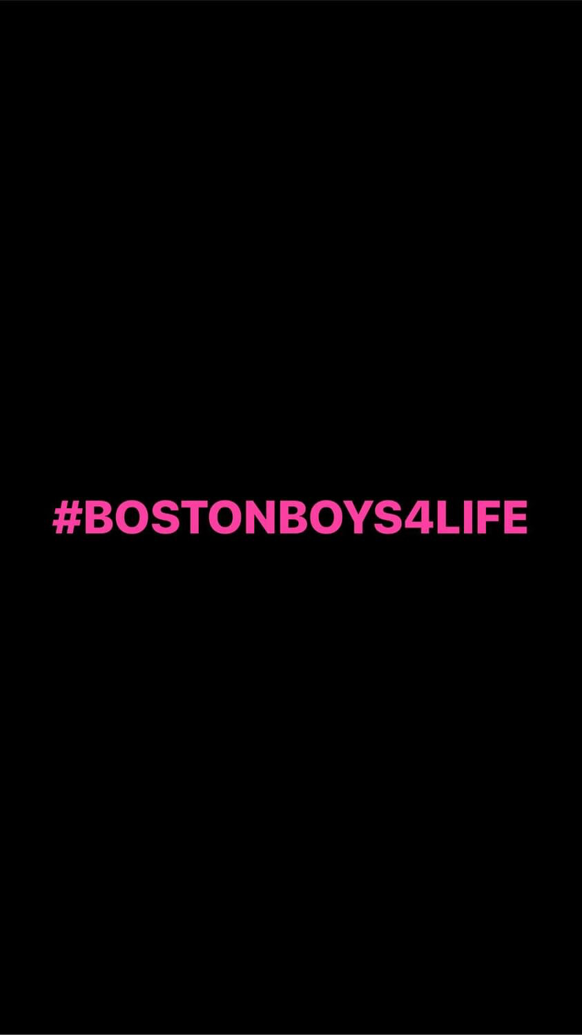 Pre-Order #BOSTONBOYS4LIFE Wristbands (Pink Text)