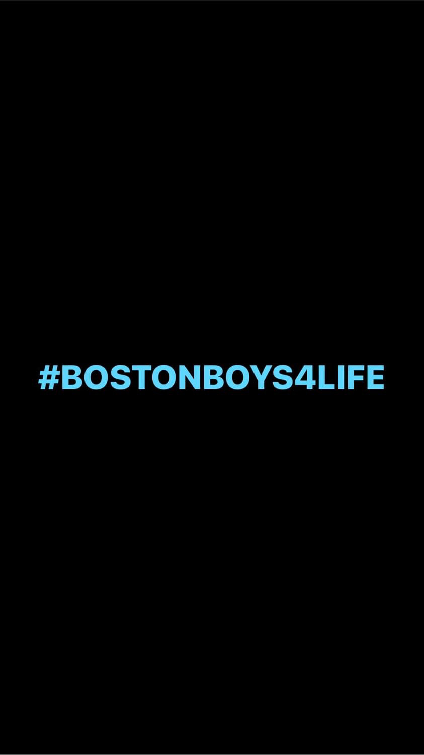 Pre-Order #BOSTONBOYS4LIFE Wristbands (Blue Text)
