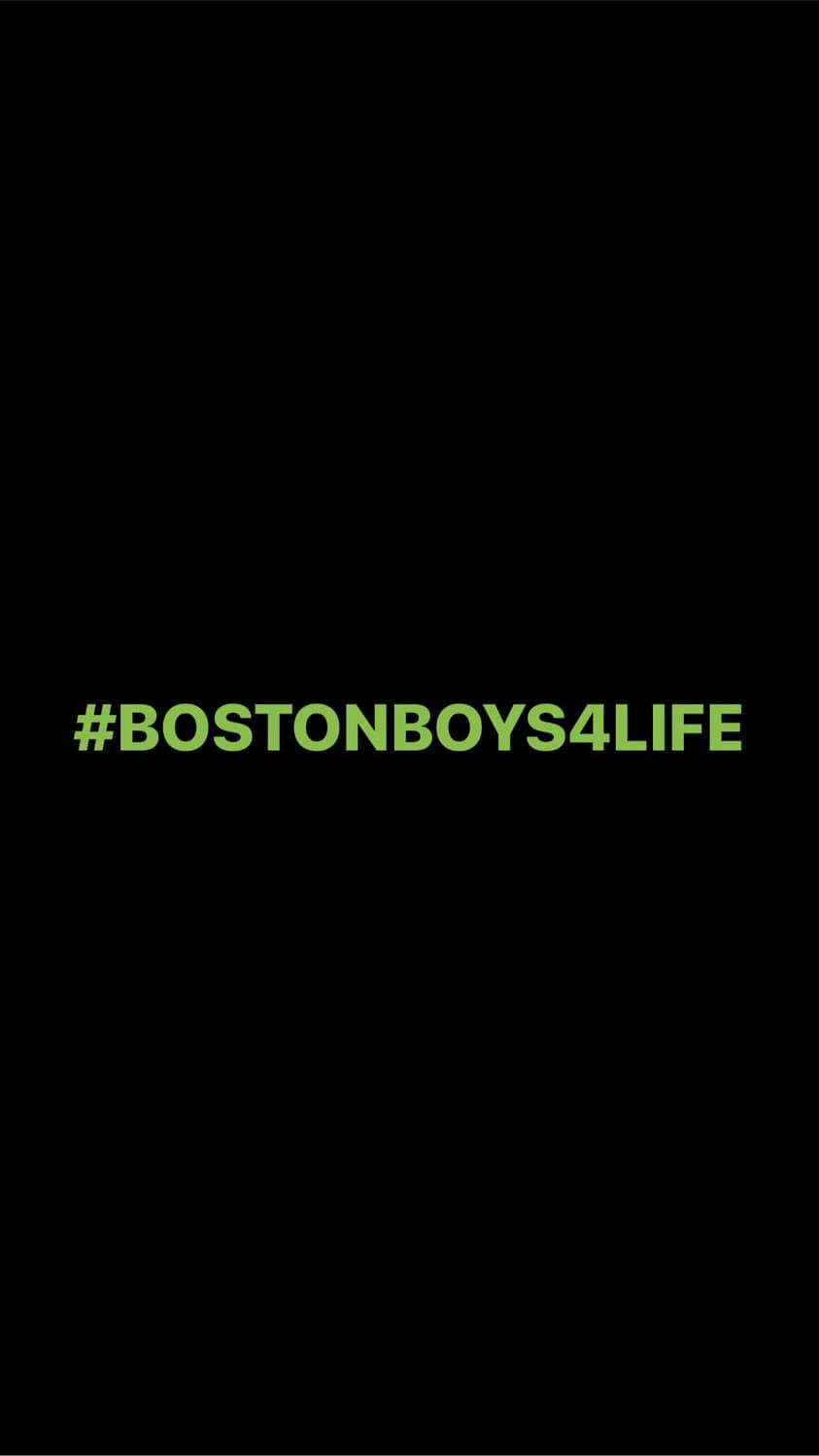 Pre-Order #BOSTONBOYS4LIFE Wristbands (Green Text)
