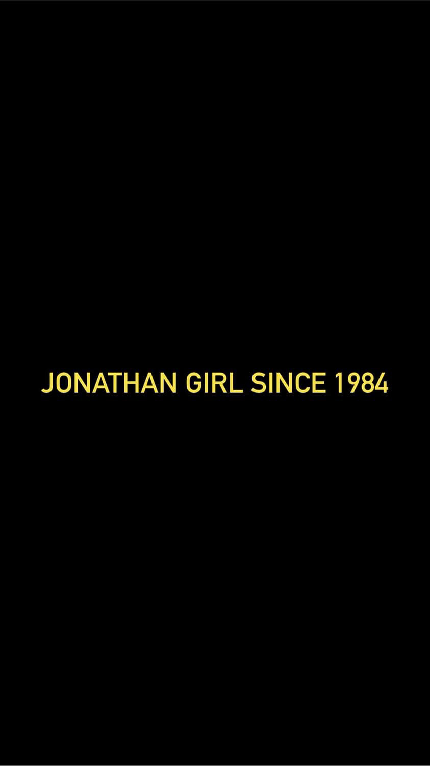 Pre-Order JONATHAN GIRL SINCE 1984 Wristbands (Yellow Text)