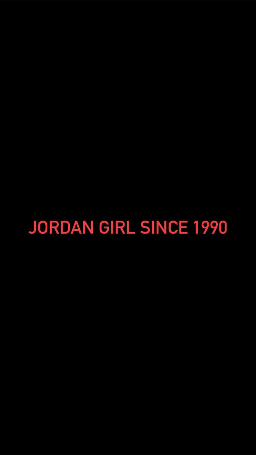 Pre-Order JORDAN GIRL SINCE 1990 Wristbands (Red Text)