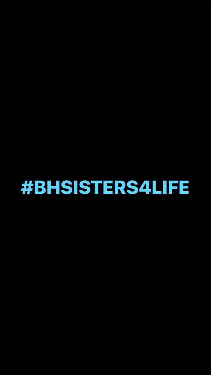 Pre-Order #BHSISTERS4LIFE Wristbands (Blue Text)